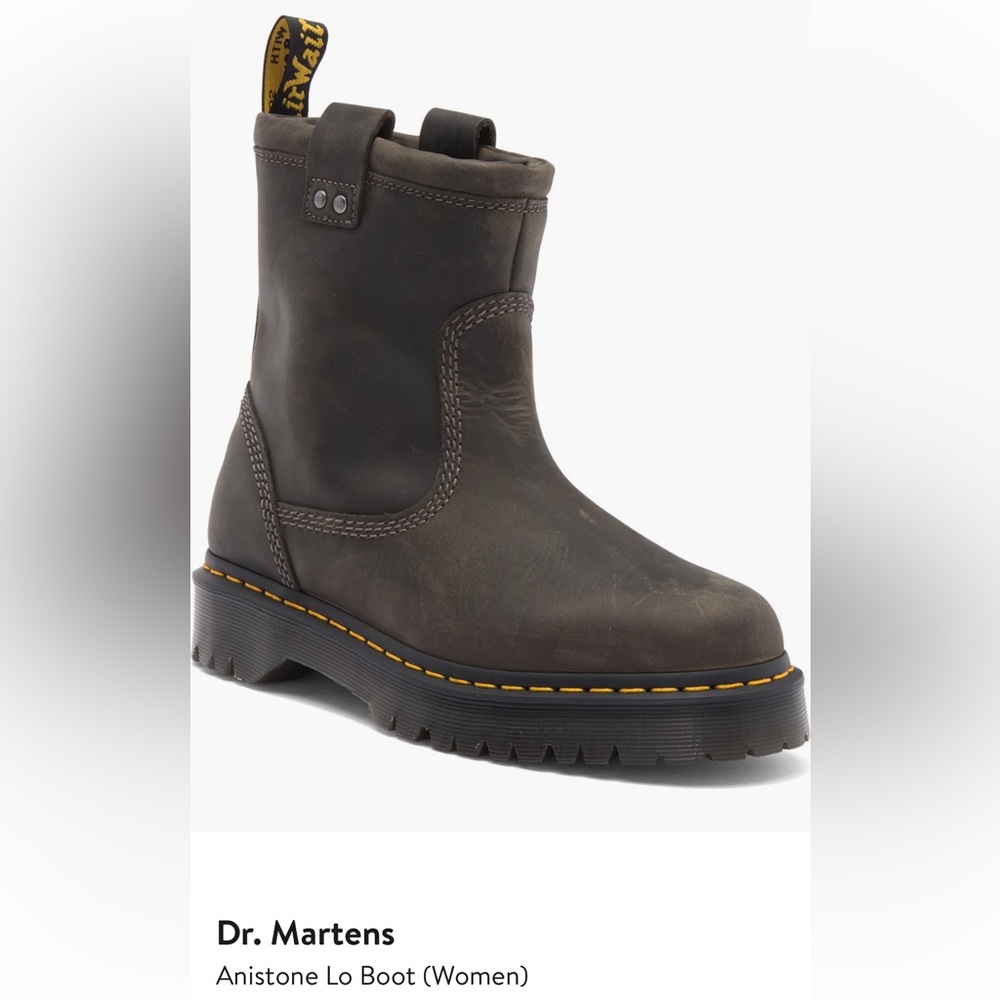 Dr. Martens Aniston Lo Leather Boots - Picture 8 of 9